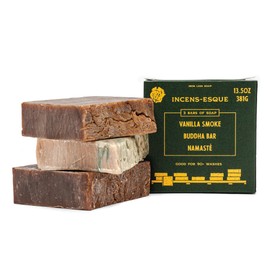 Iron Lion Soap - Incens-esque Body Soap - Plant Based, Vegan, Handmade Organic Bar Soap - Bath Soaps for Acne, Eczema and Sensitive Skin (3 Pack)