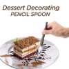 LUTER Pack of 2 Precision Culinary Drawing Decorating Spoons, Stainless