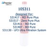 Watts Premier 105311 RO-4 RO-Pure UF3 Sediment Filter