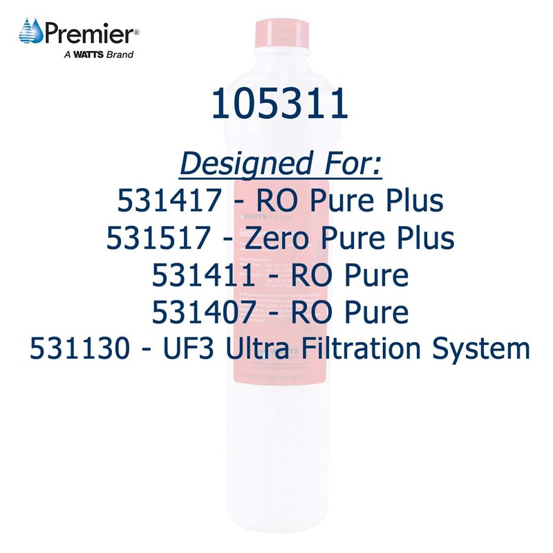 Watts Premier 105311 RO-4 RO-Pure UF3 Sediment Filter