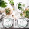 Pack of 40 Serviettes Schön Dass Du Da Bist, Eucalyptus