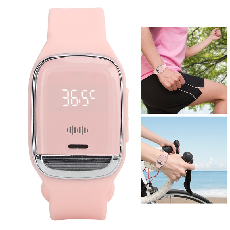 Outdoor Ultrasonic Mosquitoes Repeller Bracelet Portable Electronic Repellent WatchPink