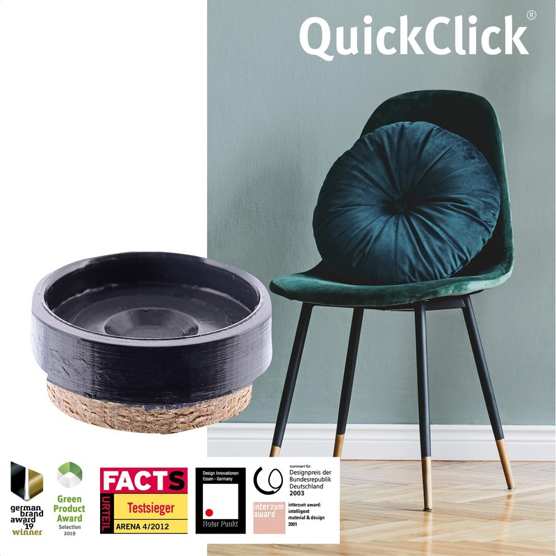 Wagner QuickClick® Felt Gliders, Furniture Glides, Chair Glides, Set of