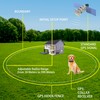 GPS Wireless Dog Fence System,Waterproof Rechargable GPS Shock Collar, Radium