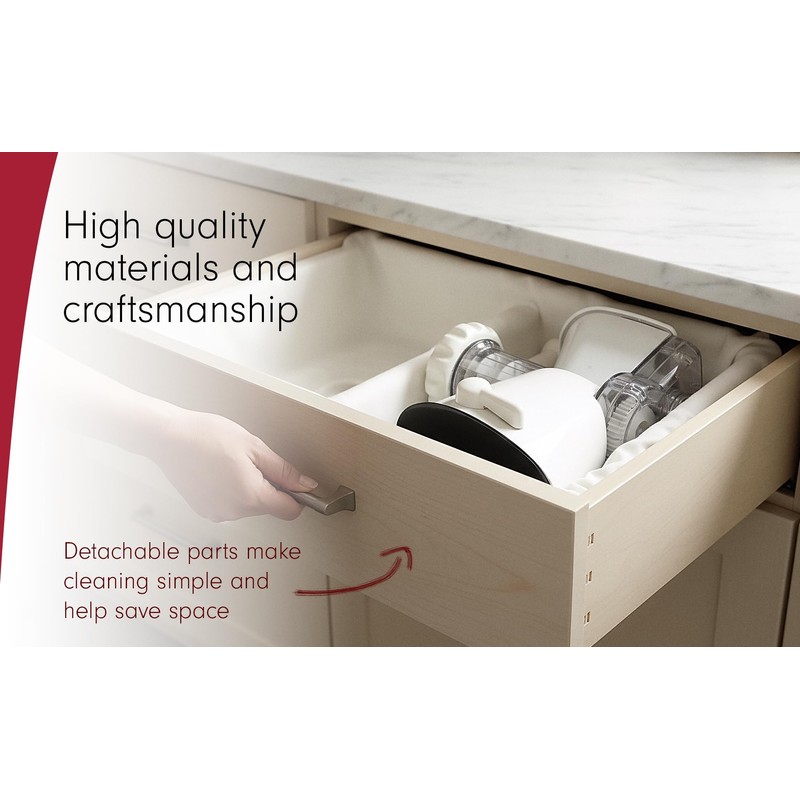 Tredoni Manual Meat Mincer Grinder & Vegetable Shredder, Biscuit Press