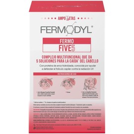 FERMODYL - Anti-caída del cabello. Con proteína de arroz hidrolizada. Tratamiento capilar de 12 ampolletas de 6ml