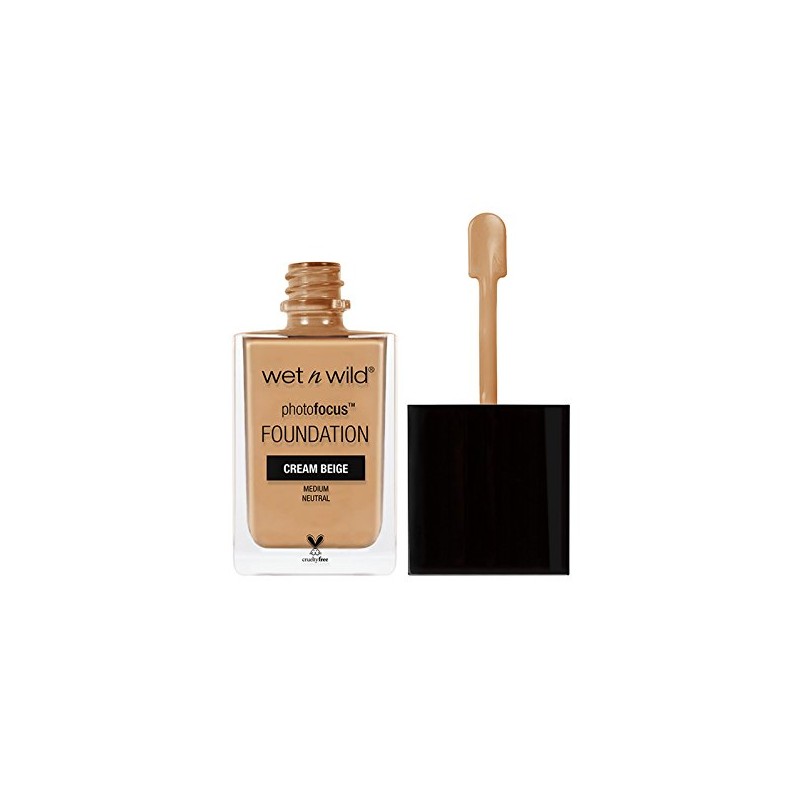 wet n wild Photo Focus Foundation, Cream Beige, 1 Fluid