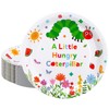 100Pcs Hungry Caterpillar Paper Plates 9 Inch A Little Hungry