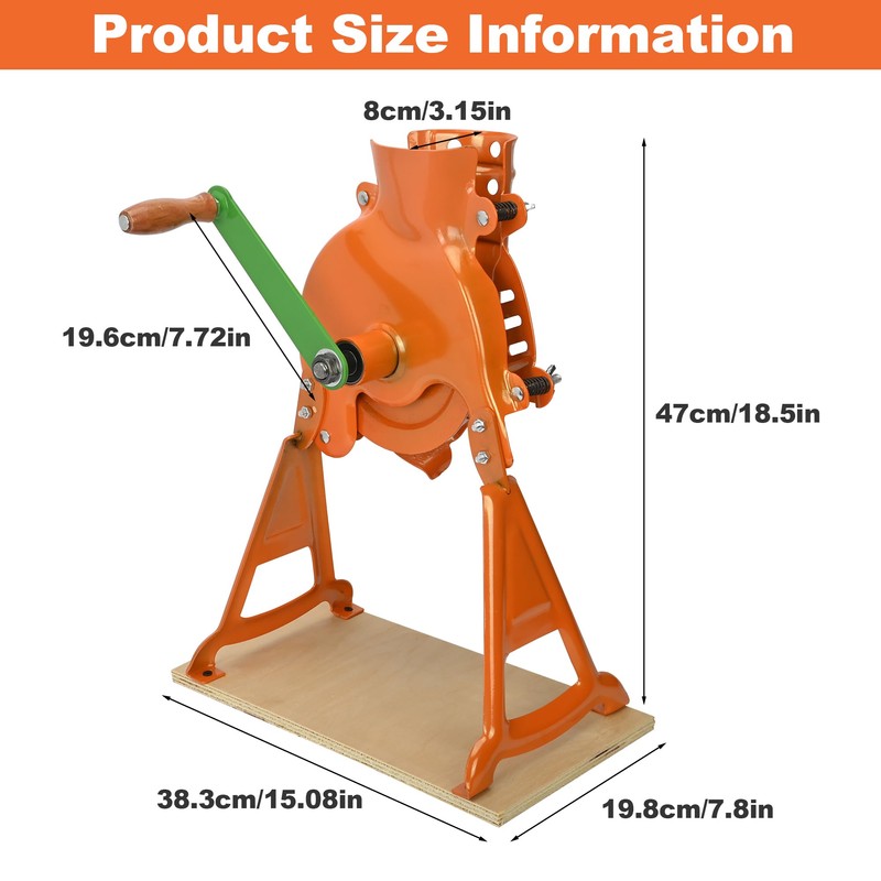 Corn Sheller and Stripper Machine - Hand Crank & Electric