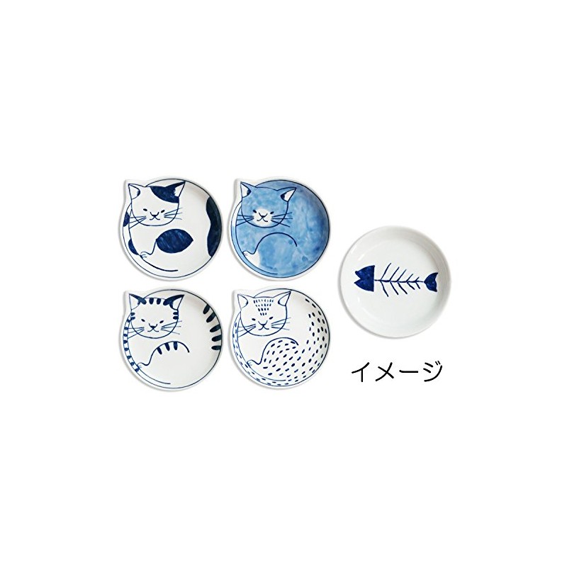 Hasamiyaki 303298500 Neco Plate, Cotetsu