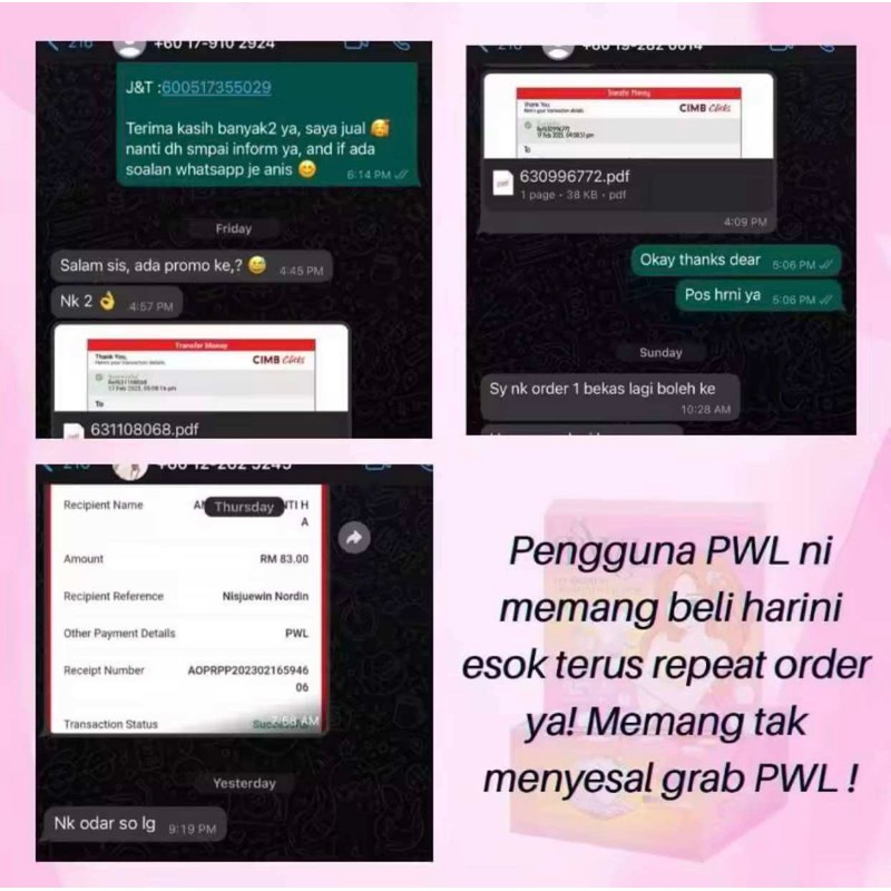 PWL WHITENING LOTION / ORI HQ ‼️ FREE GIFT