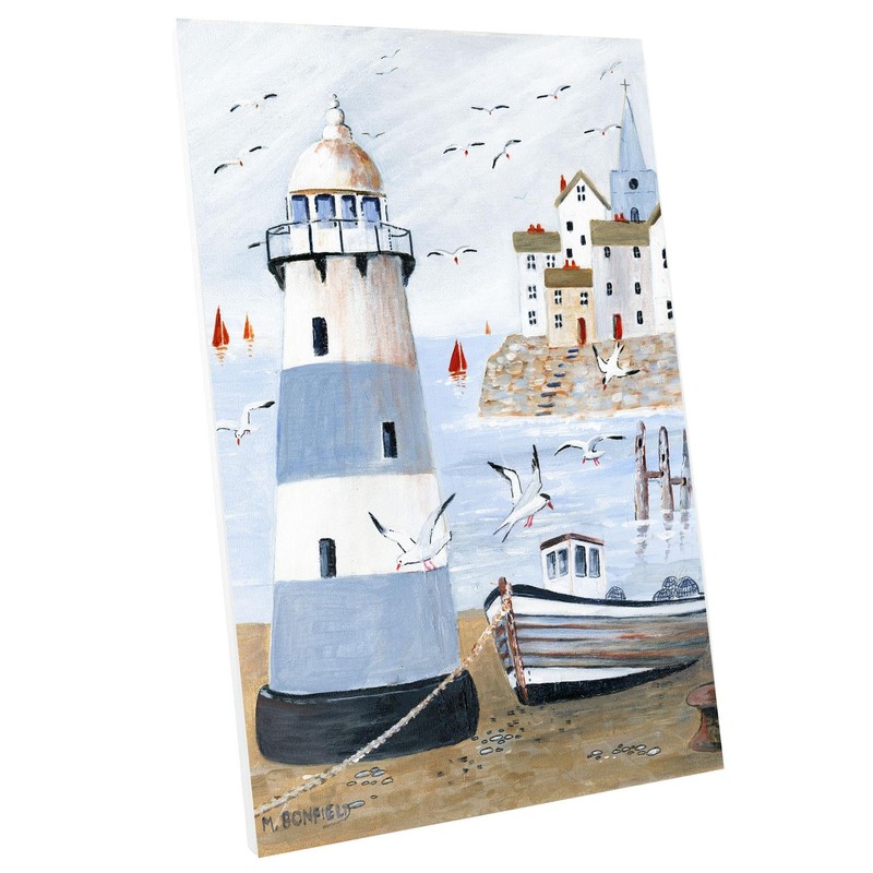 Global Designs Across The Harbour Artwork by Maureen Bondfield Printed