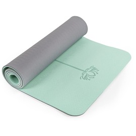 Yoga Mat Non Slip, Pilates Fitness Mats, Eco Friendly, Anti-Tear Yoga Mats for Women, 1/4" Exercise Mats for Home Workout with Carrying Sling