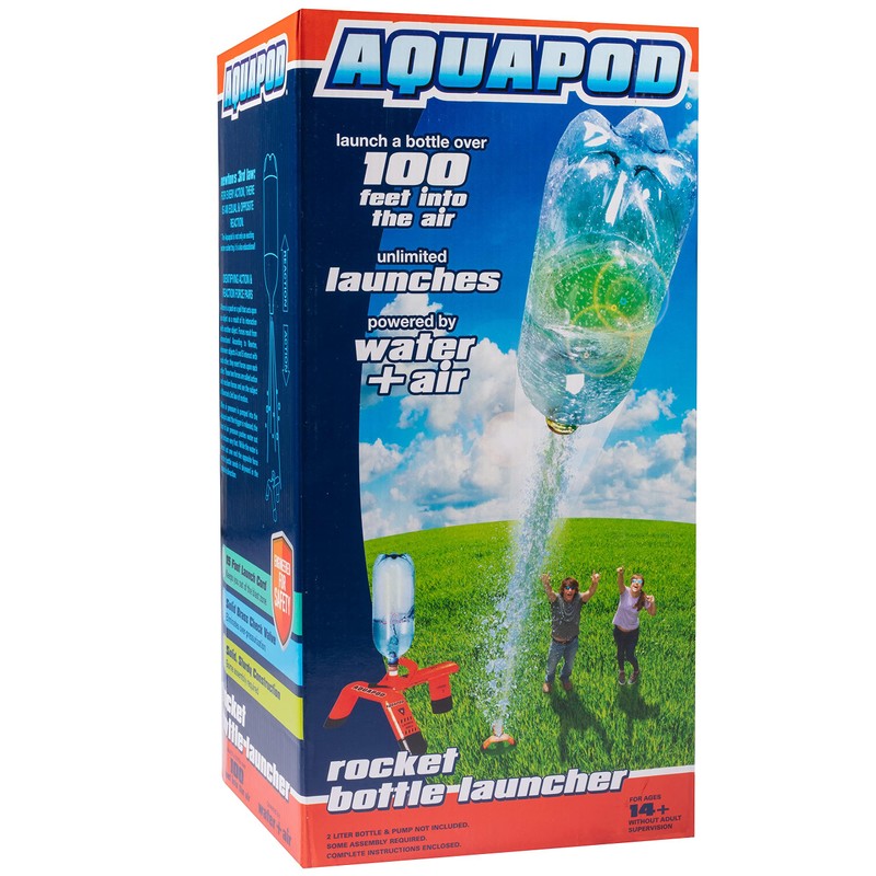 AquaPod The Original Rocket Bottle Launcher Kit - Launches Soda