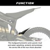 CHANGCHENG Motorcycle Rear Fender Mudguard Fender Protector Carbon Fiber Pattern