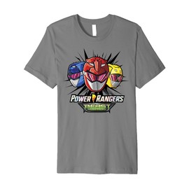 Power Rangers Group Shot Beast Morphers Helmets Premium T-Shirt