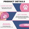 Piburth 4 Pack Car Cup Holder Coasters, Dog Paw Insert