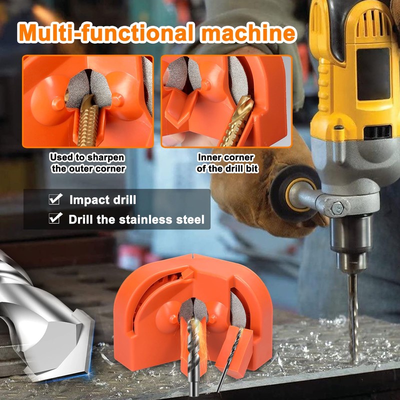Vislone Multipurpose Electric Drill Bits Grinding Sharpener Wear Resistant Diamond