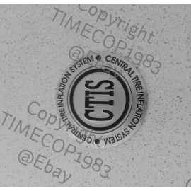 Hummer H1 CTIS Metal Wheel Center Cap Insert Lug Cover Logo Hutchinson Emblem