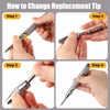 MulWark 6" Automatic Center Punch for Metal - Spring Loaded