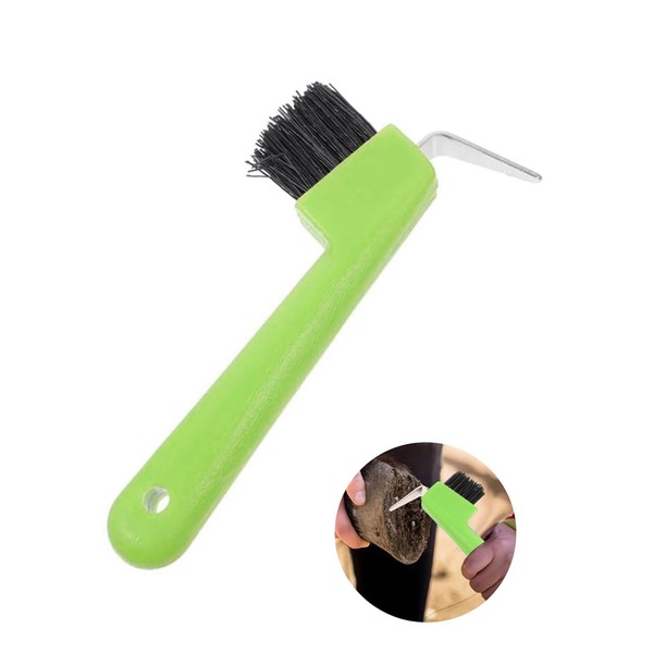 HZAOPZE 1 x Hoof Pick with Brush 2 in 1
