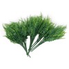12pcs Artificial Plants Greenery Simulation Plants Fern Wort Fake Grass