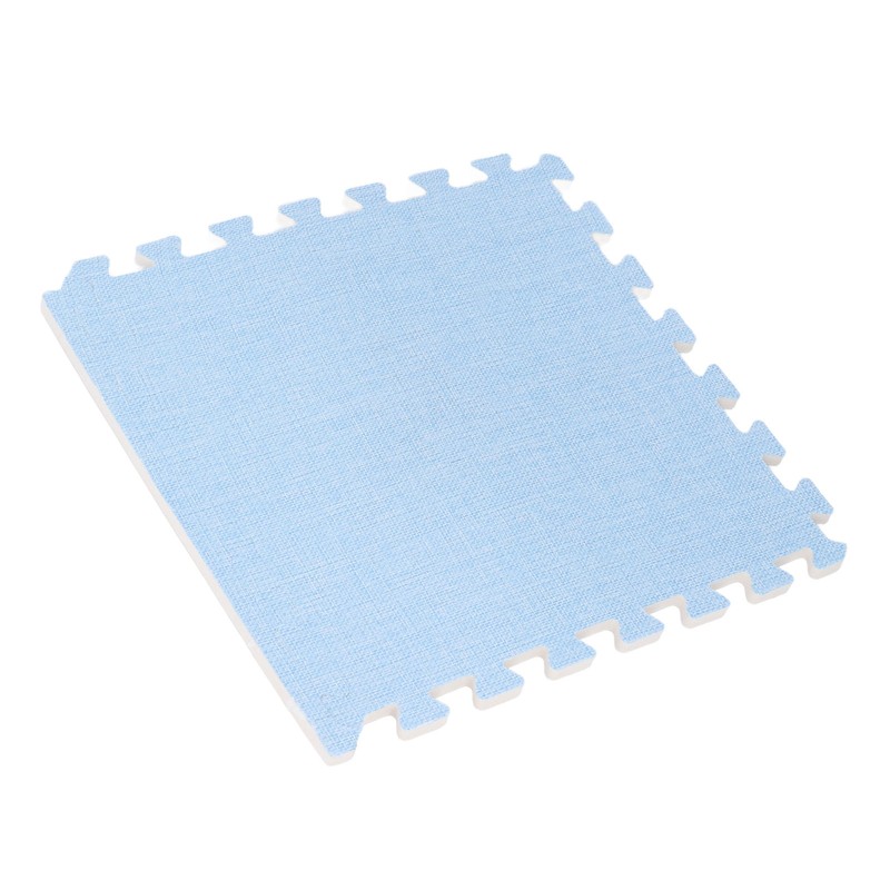 Cotton Linen Interlocking Mat Thicken Soundproofing Cuttable Patchwork Puzzle Foam