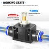 ERGAOBOY 5 Pcs 4mm OD Air Flow Control Valve with
