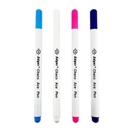 Water Erasable Fabric Marking Pens, 4Pcs Water Soluble Pen for Quilting, Sewing, Dressmaking, Auto-Vanishing Ink Fabric Marker for Temporary Marking, Disappearing Ink Pen for Tracing Patchwork