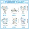 Tatuo Elephant Cutouts 36 Pcs Elephant Theme Baby Shower Decorations