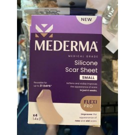 Mederma SILICONE SCAR SHEETS FLEXI PRO 1.4 X 3 EXP 2.27