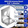 NMO Antenna Mount L-Bracket 5/8'' Hole 304 Stainless Steel Mobiles