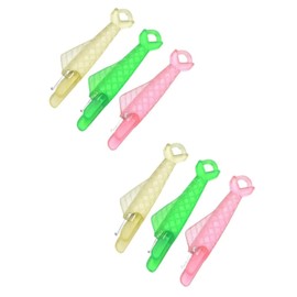 6Pcs Multicolor Needle Threader Fish Type Sewing Machine Automatic, Sewing Needle Inserter for Hand Sewing Machiner Needle DIY Tools Embroidery Floss, Plastic Wire Loop, Sewing Notions and Supplies