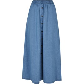 Urban Classics Women's Skirt, Skyblue Washed
