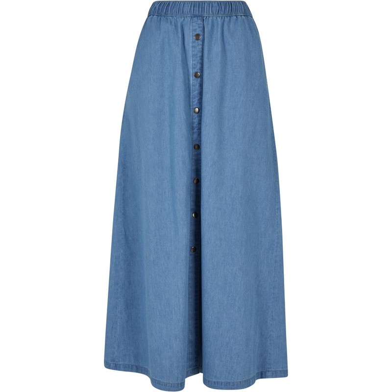 Urban Classics Women's Skirt, Skyblue Washed