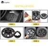 TangMiGe 4-Pack Wheel Skins Compatible with Toyota Tacoma 2005-2023, 16