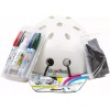 Doodlezz Draw Spray & Erase Youth Skateboard Bike Helmet Color,