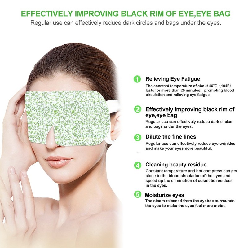Adsoner Steam Eye Mask, 15 Packs Hot Steam Eye SPA