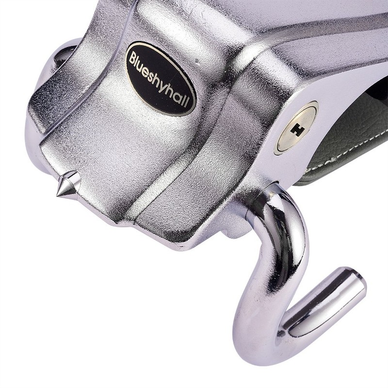 Blueshyhall Vehicle Steering Wheel Lock, Anti Theft Locking Devices Heavy