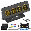 Wireless 4 Gang Switch Panel, Niking Auto Multifunction Offroad LED