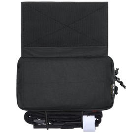 ACETAC Tactical Drop Dangler Pouch Sack Pouch Fanny Sub Abdominal Carrying Pouch for Chest Rig and Tactical Vest Mk3 (Black)