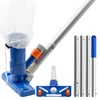 Upgraded Swimming Pool Cleaning Kit, Portable Pool Vacuum Cleaner with