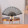 Healifty Folding Fan Display Stand Wood Fan Display Stands Wall