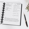 Discbound Undated Daily Plan Paper Refill, 120 GSM, 80 Sheets