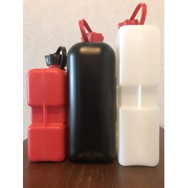 Germany Made in Germany Gasoline Oil Carrying Can Jelly Fuel Bottle Poly Tank Plastic Stainless Steel Side Bag Motorcycle Car Car Spare Tank Outdoor UN Standard UNEG (Red 1L)