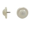 Cream Higbee Screw Buttons for Roller Shade Ring Pulls &