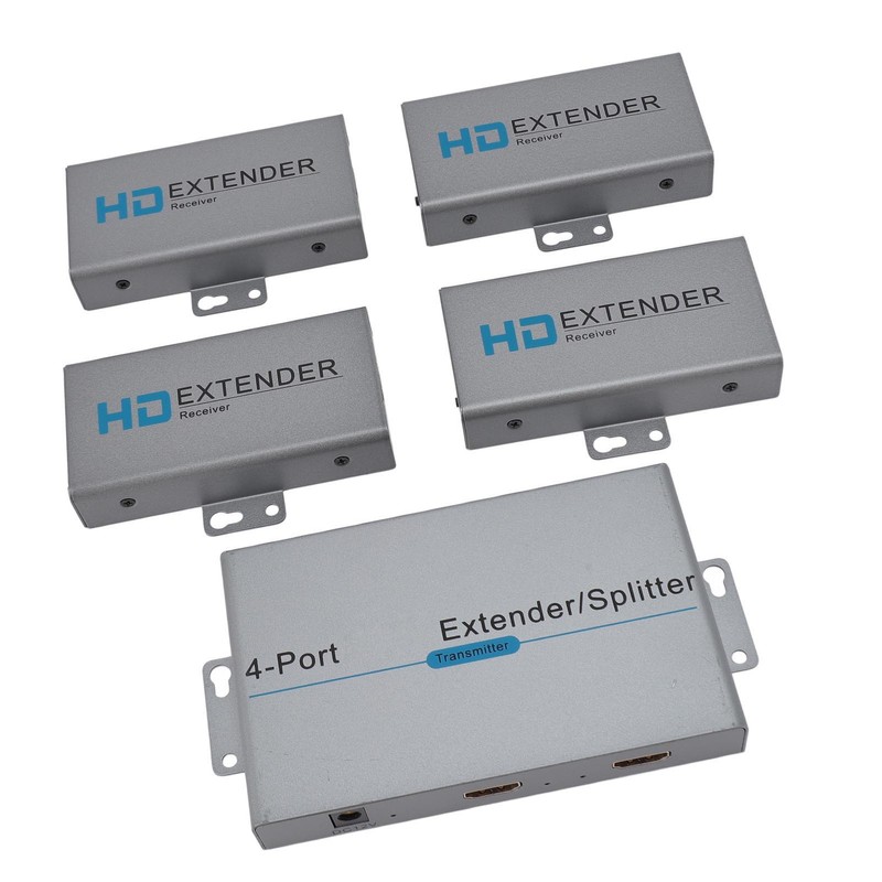 HD Multimedia Interface Extender Splitter 1x4 1080P 60Hz Extending 164ft