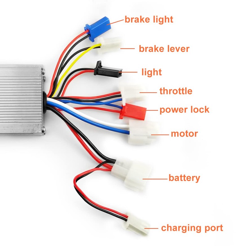 24V 250W Motor Brush Speed Controller for Bike Bicycle &