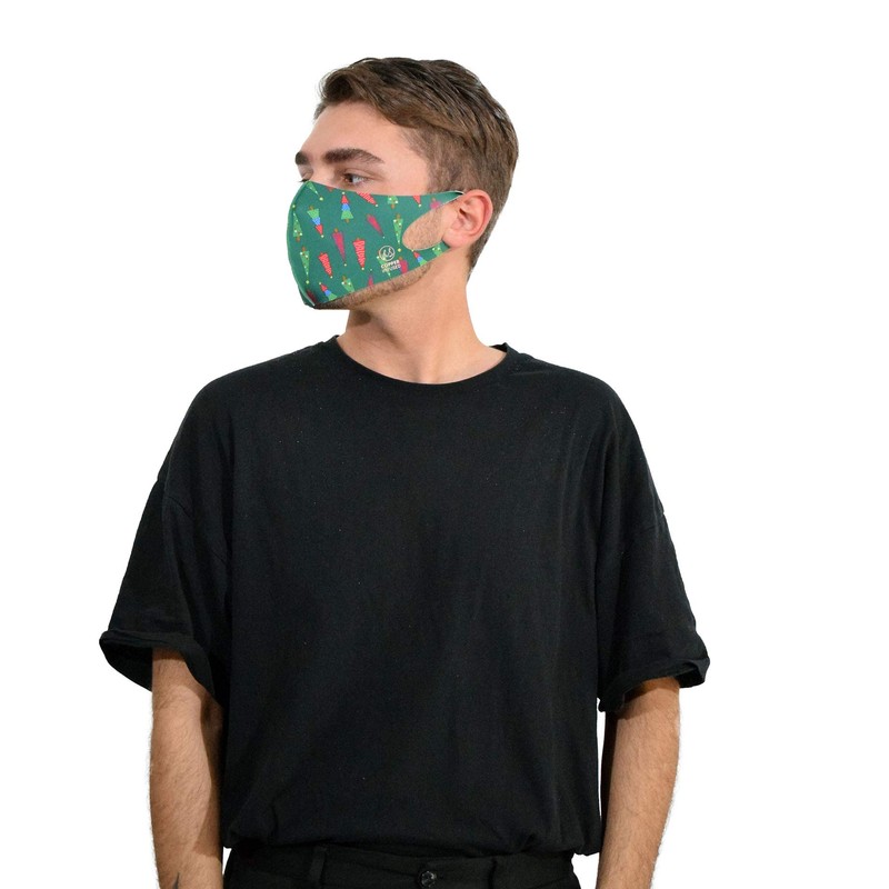 Basic Sense CHRISTMAS Copper Ion Infused Washable Reusable Face Coverings