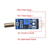 uxcell Angle Sensor Module SW-520D Golden Ball Switch Tilt Sensor